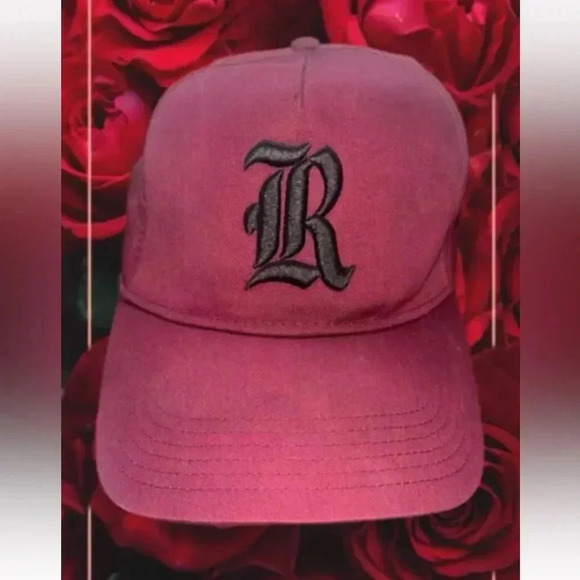 Rare Roses Stay Rare Old English Luxury Mens A-Frame SnapBack Puff Embroidery - Picture 1 of 8